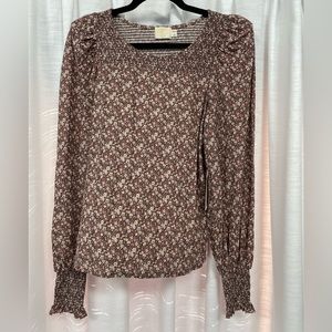NWT Nation LTD Marion Long Sleeve Blouse - Sz M